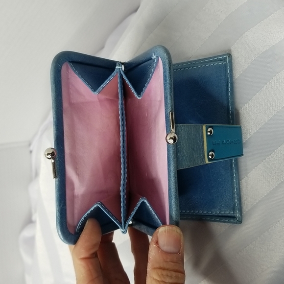 EL POTRO CARD CASE / COIN WALLET IN BLUE - Picture 6 of 8